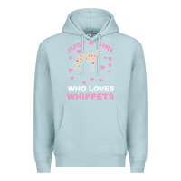 Blue Mist Just A Girl Who Loves Whippets Premium Hoodie - Bettercallsaul