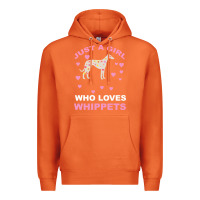 Carrot Just A Girl Who Loves Whippets Premium Hoodie - Bettercallsaul