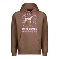 Chestnut Just A Girl Who Loves Whippets Premium Hoodie - Bettercallsaul