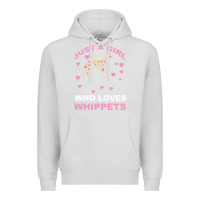 Dove Grey Just A Girl Who Loves Whippets Premium Hoodie - Bettercallsaul