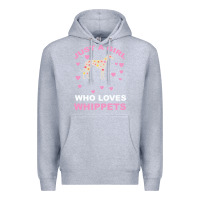 Heather Grey Just A Girl Who Loves Whippets Premium Hoodie - Bettercallsaul
