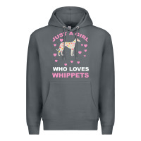 Rock Just A Girl Who Loves Whippets Premium Hoodie - Bettercallsaul