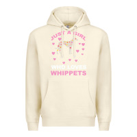 Sandshell Just A Girl Who Loves Whippets Premium Hoodie - Bettercallsaul
