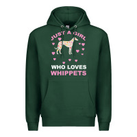 Sports Green Just A Girl Who Loves Whippets Premium Hoodie - Bettercallsaul