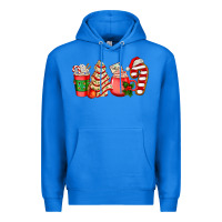 True Royal christmas tree cake and coffee cups ado Premium Hoodie - AdoDesignShop
