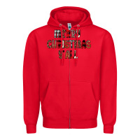 Red merry christmas y all Zipper Hoodie - JahusDesignShop
