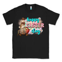 Black Happy Easter Day rodeo Easter Day Classic Tee - CowGirlArtShop