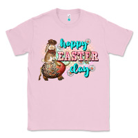 Bubblegum Pink Happy Easter Day rodeo Easter Day Classic Tee - CowGirlArtShop
