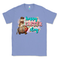 Colony Blue Happy Easter Day rodeo Easter Day Classic Tee - CowGirlArtShop