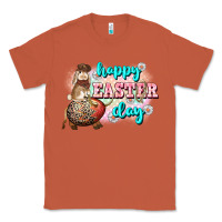 Copper Happy Easter Day rodeo Easter Day Classic Tee - CowGirlArtShop