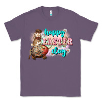 Lavender Happy Easter Day rodeo Easter Day Classic Tee - CowGirlArtShop
