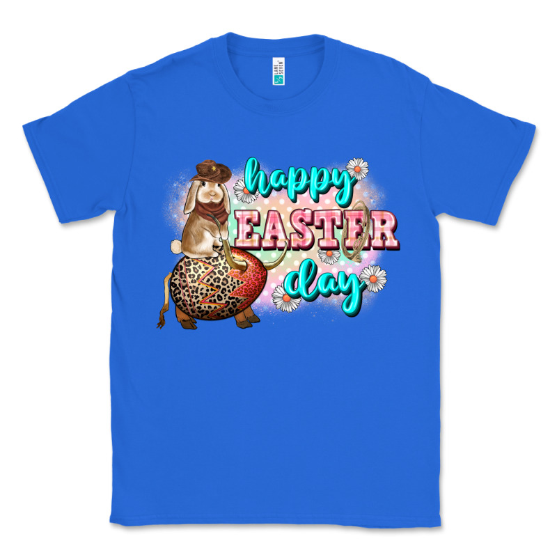 Happy Easter Day Rodeo Easter Day Classic Tee by CowGirlArtShop | Teevron