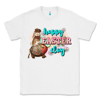 White Happy Easter Day rodeo Easter Day Classic Tee - CowGirlArtShop