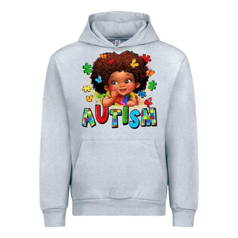 Autism Afro Girl Urban Hoodie by LillyAllenDesigns | Teevron