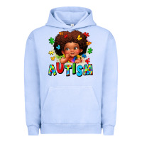 Pigment Grape Ice autism afro girl Urban Hoodie - LillyAllenDesigns