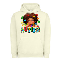 Pigment Pistachio autism afro girl Urban Hoodie - LillyAllenDesigns