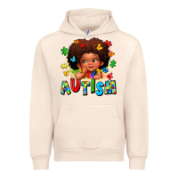 Sandshell autism afro girl Urban Hoodie - LillyAllenDesigns