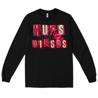Black hugs and kisses Long Sleeve Tee - FaDigitalArtStudio