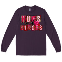 Plum hugs and kisses Long Sleeve Tee - FaDigitalArtStudio