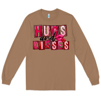 Toasted Coconut hugs and kisses Long Sleeve Tee - FaDigitalArtStudio