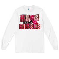 White hugs and kisses Long Sleeve Tee - FaDigitalArtStudio