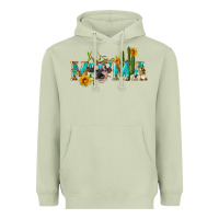 Matcha western mama cow Heavyweight Hoodie - Artiststas