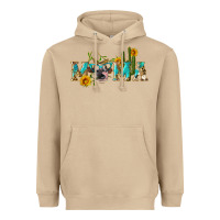 Mushroom western mama cow Heavyweight Hoodie - Artiststas