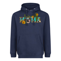 Navy western mama cow Heavyweight Hoodie - Artiststas