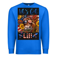 True Royal Western Let's Get Lit Cow Premium Sweatshirt - LillyAllenDesigns