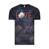 Cloud Black for the love of the game hockey Vintage Tee - texasbilliewilder
