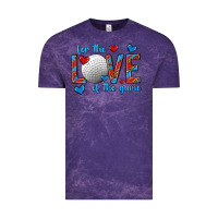 Cloud Purple for the love of the game hockey Vintage Tee - texasbilliewilder