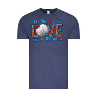 Vintage Denim for the love of the game hockey Vintage Tee - texasbilliewilder