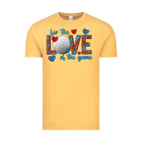 Vintage Mustard for the love of the game hockey Vintage Tee - texasbilliewilder