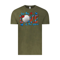 Vintage Olive for the love of the game hockey Vintage Tee - texasbilliewilder