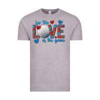 Vintage Zinc for the love of the game hockey Vintage Tee - texasbilliewilder
