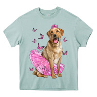 Arona Labrador Retriever Dog With Tutu Heavy Core Tee - LillyAllenDesigns