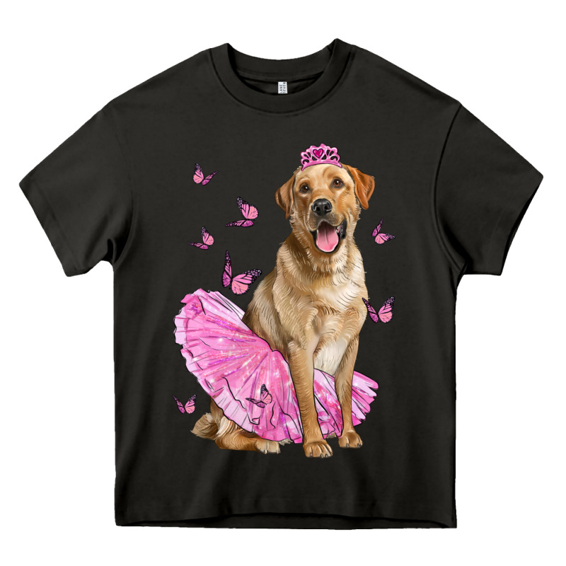 Labrador Retriever Dog With Tutu Heavy Core Tee by LillyAllenDesigns | Teevron
