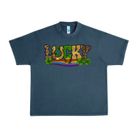 Midnight Navy st patricks shamrock gold with rainbow Urban Heavy Tee - RanaPortraitStore