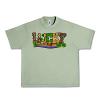 Oil Green st patricks shamrock gold with rainbow Urban Heavy Tee - RanaPortraitStore