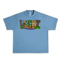 Pebble Blue st patricks shamrock gold with rainbow Urban Heavy Tee - RanaPortraitStore