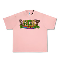 Salmon st patricks shamrock gold with rainbow Urban Heavy Tee - RanaPortraitStore