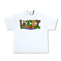 White st patricks shamrock gold with rainbow Urban Heavy Tee - RanaPortraitStore