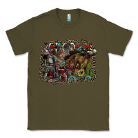 Army Green rodeo Classic Tee - SublimationCraftShop