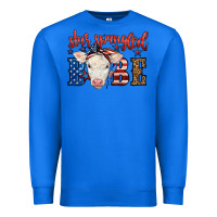 True Royal Western Star Spangled Baby Cow Premium Sweatshirt - LillyAllenDesigns