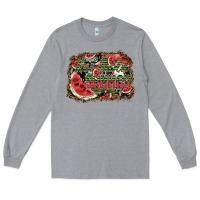 Heather Grey hot nana summer Long Sleeve Tee - SublimationCraftShop