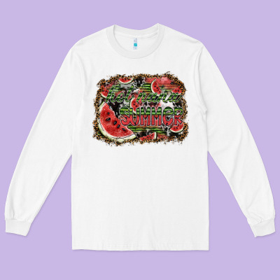 Hot Nana Summer Long Sleeve Tee Designed By Sublimationcraftshop