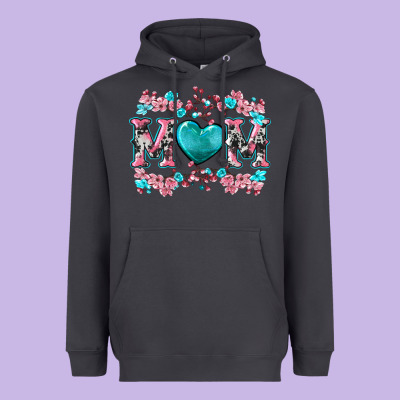 Cherry Blossoms Mom Heavyweight Hoodie Designed By Artiststas