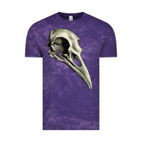 Cloud Purple Raven Skull Vintage Tee - RanaPortraitStore