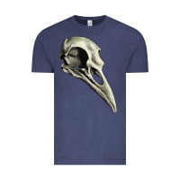 Vintage Denim Raven Skull Vintage Tee - RanaPortraitStore