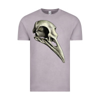 Vintage Zinc Raven Skull Vintage Tee - RanaPortraitStore